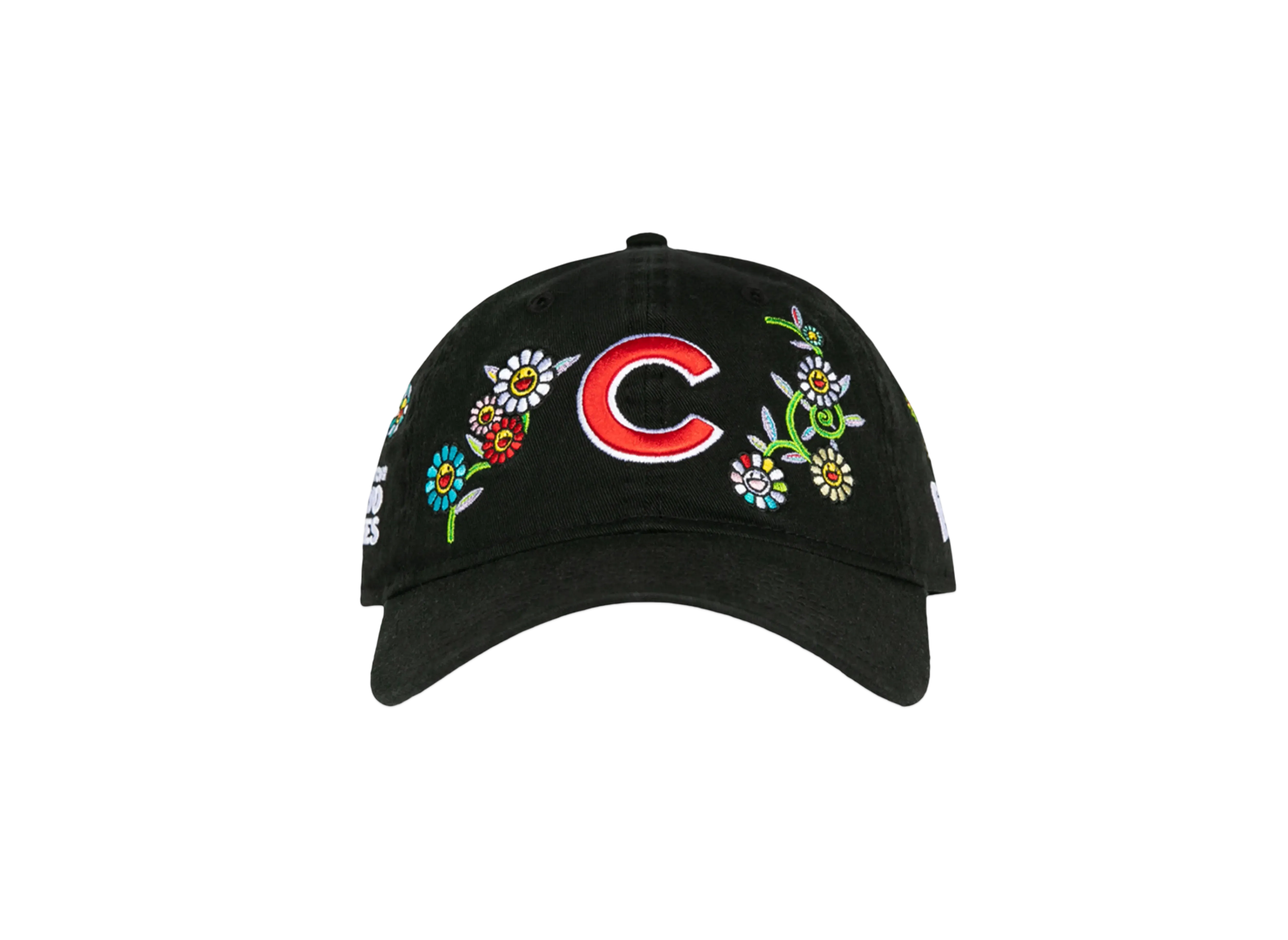 Takashi Murakami x MLB World Tour Tokyo Series 2025 New Era 9Twenty Cubs Strapback Hat "Black"
