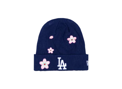 Takashi Murakami x MLB World Tour Tokyo Series 2025 New Era 6 Dart Dodgers Cuff Beanie "Blue"