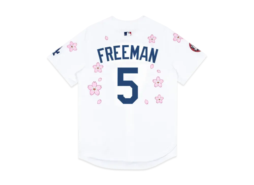 Takashi Murakami x MLB World Tour Tokyo Series 2025 Dodgers Freeman Jersey "White"