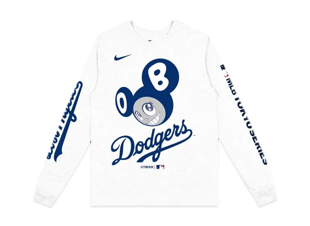 Takashi Murakami x MLB World Tour Tokyo Series 2025 Dodgers LS Tee "White"