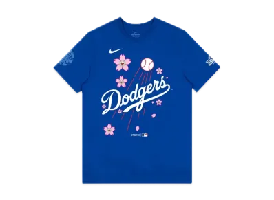 Takashi Murakami x MLB World Tour Tokyo Series 2025 Dodgers Script SS Tee "Blue"