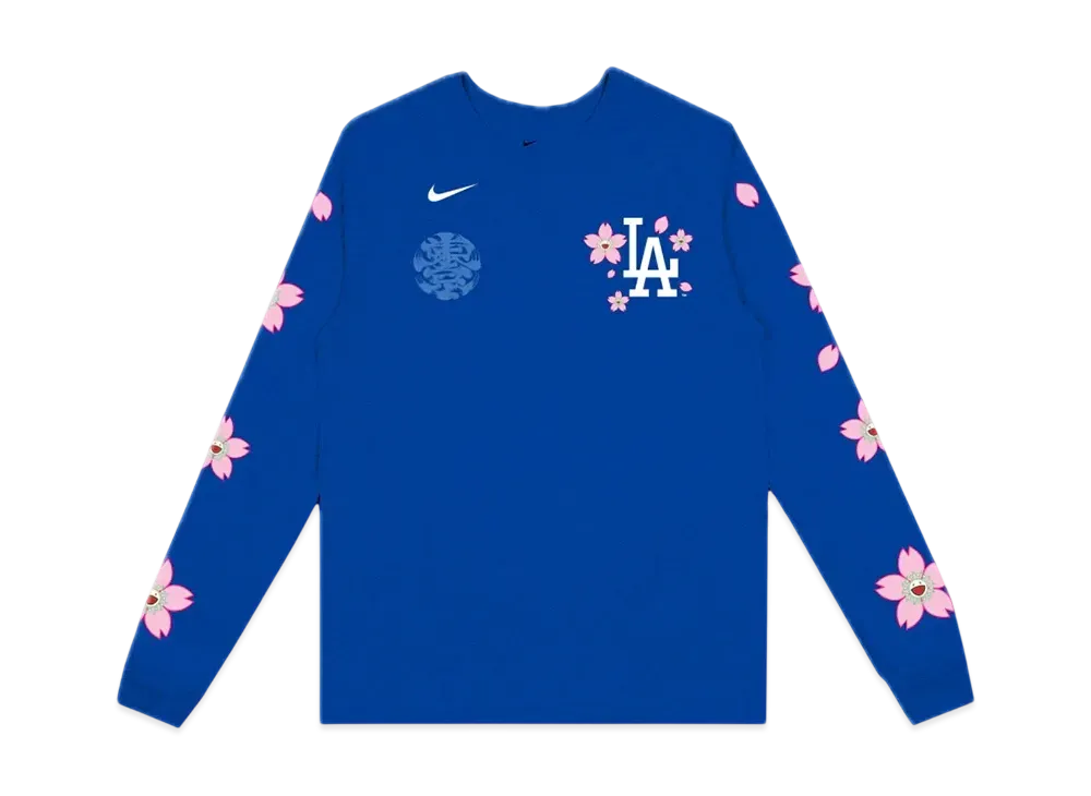 Takashi Murakami x MLB World Tour Tokyo Series 2025 Dodgers LS Tee "Blue"
