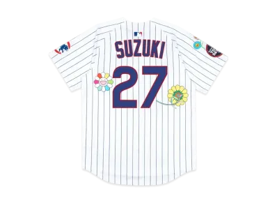 Takashi Murakami x MLB World Tour Tokyo Series 2025 Cubs Suzuki Jersey "White"