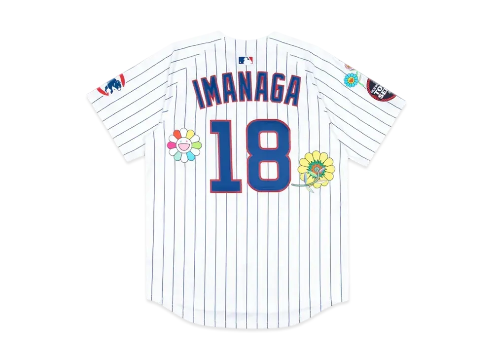 Takashi Murakami x MLB World Tour Tokyo Series 2025 Cubs Imanaga Jersey "Blue"