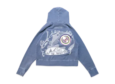 Takashi Murakami Unfamiliar People Embroidery Eye Sweat Hoodie "Blue"