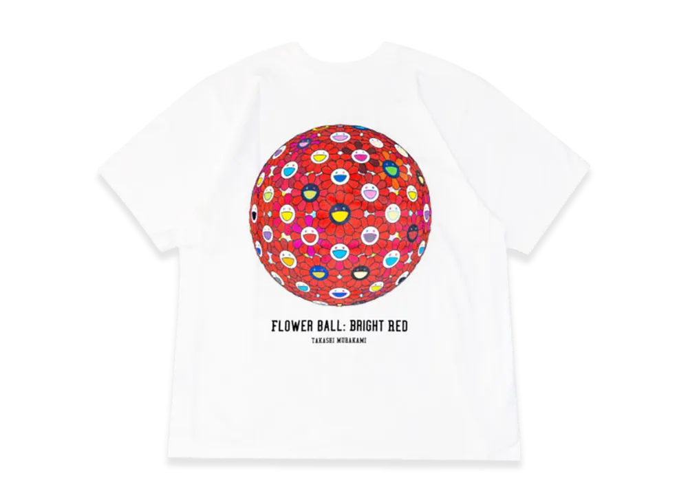 Takashi Murakami Flower Ball Bright Red Tshirts "White"