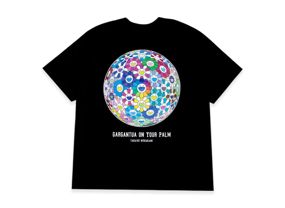 Takashi Murakami Flower Ball Gargantua Tshirts "Black"