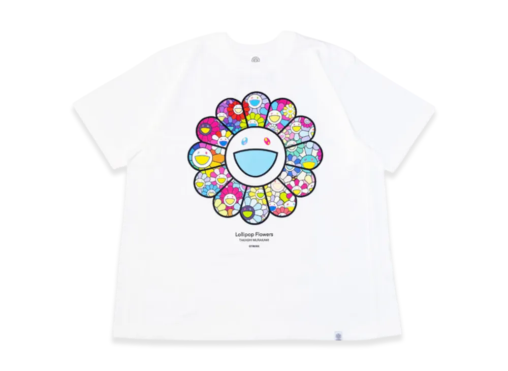 Takashi Murakami Lollipop Flowers Tshirts "White"