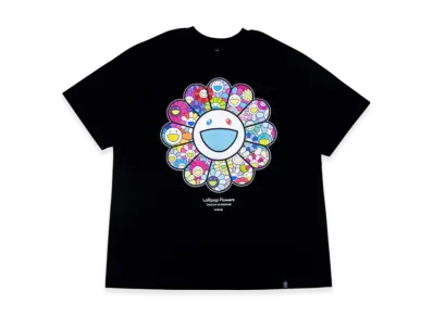 Takashi Murakami Lollipop Flowers Tshirts "Black"