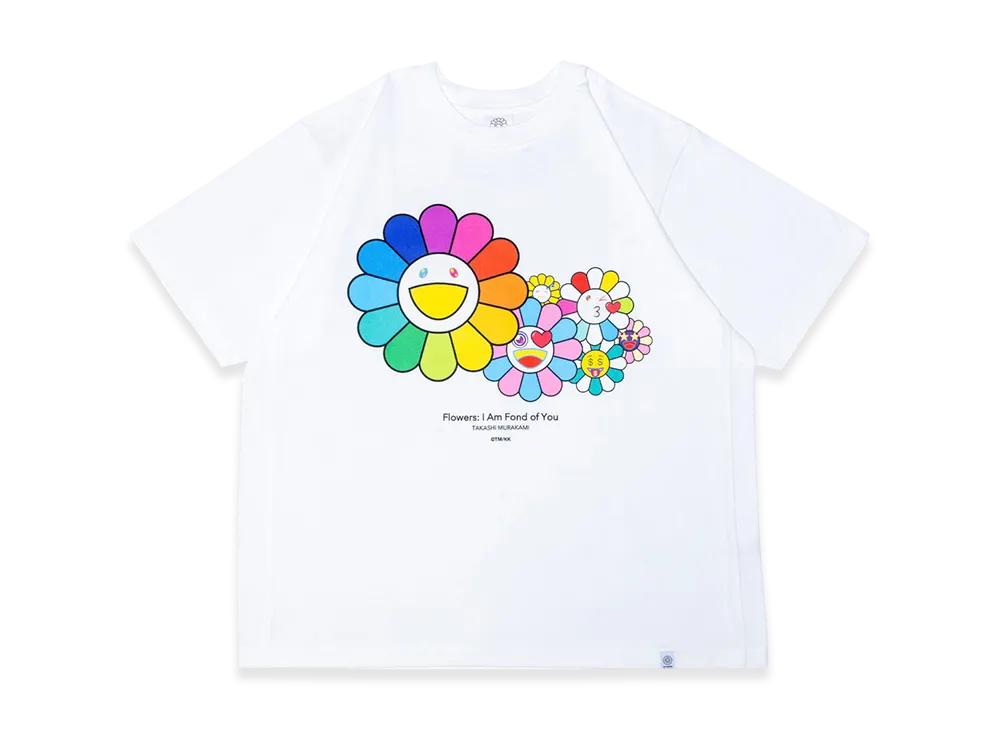 Takashi Murakami Flowers I Am Fond Of You T-Shirt "White"