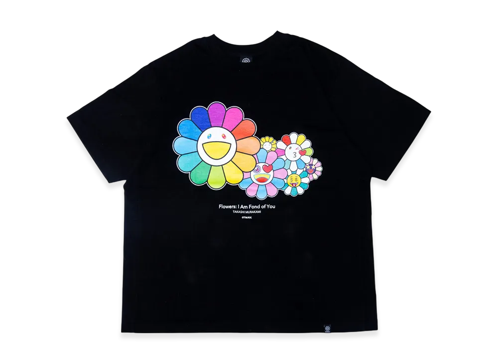 Takashi Murakami Flowers I Am Fond Of You T-Shirt "Black"