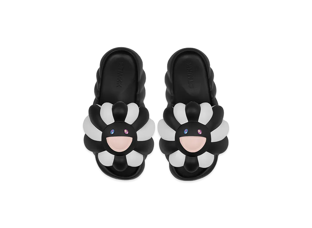 Takashi Murakami Ohana Hatake Ohana Full Bloom Sandal "Black/White/Black"