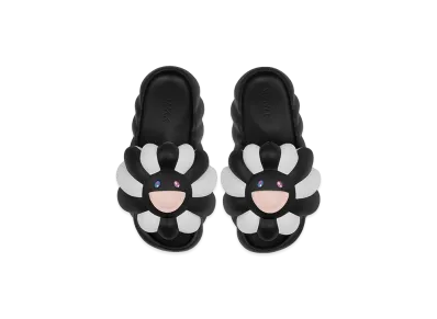 Takashi Murakami Ohana Hatake Ohana Full Bloom Sandal "Black/White/Black"