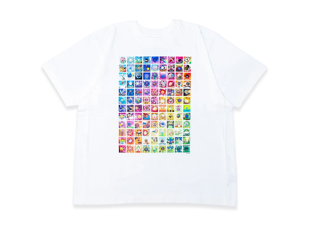 Takashi Murakami 108 Bonno Flowers Trading Cards Ver. T-shirt "White"