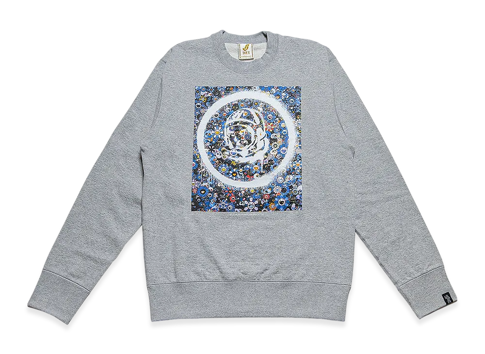 Takashi Murakami x Billionaire Boys Club Crewneck "Heather Grey"