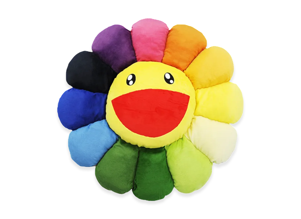 Takashi Murakami Flower Cushion 2m "Rainbow"