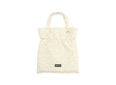 Takashi Murakami Flower Quilting Puffer Bag "Ivory"