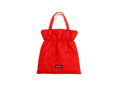 Takashi Murakami Flower Quilting Puffer Bag "Red"