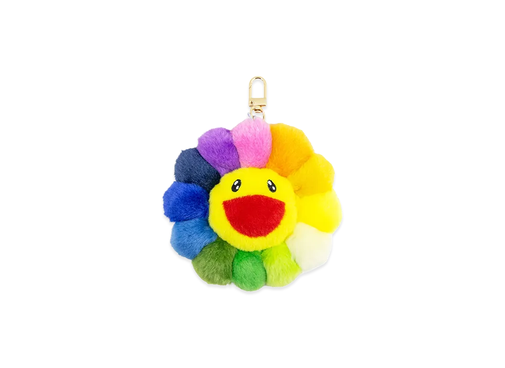Takashi Murakami Flower Plush Mascot Keychain 