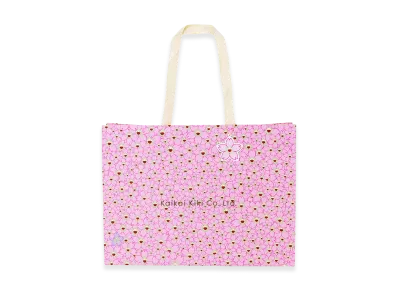 Takashi Murakami Cherry blossom Paper Bag – Large "PInk"