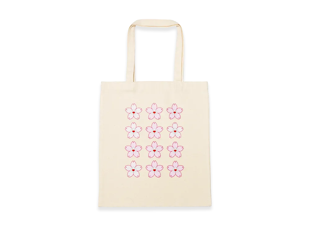 Takashi Murakami Sakura Color Repeat Tote "White"