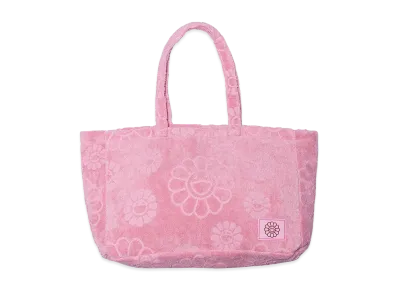 Takashi Murakami Flower Jacquard Pile Tote Bag "Pink"