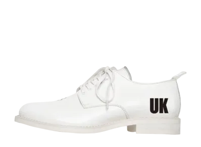 KIDS LOVE GAITE (K.L.G.White)UK Officer Leather "White"