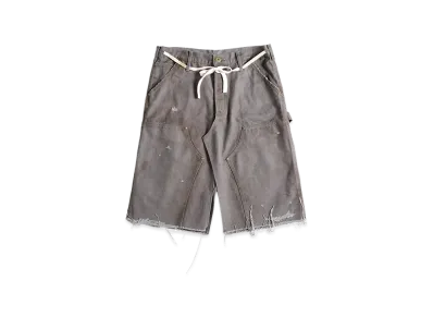 KAMIYA Boro Duck Wrap Skirt "Gray"