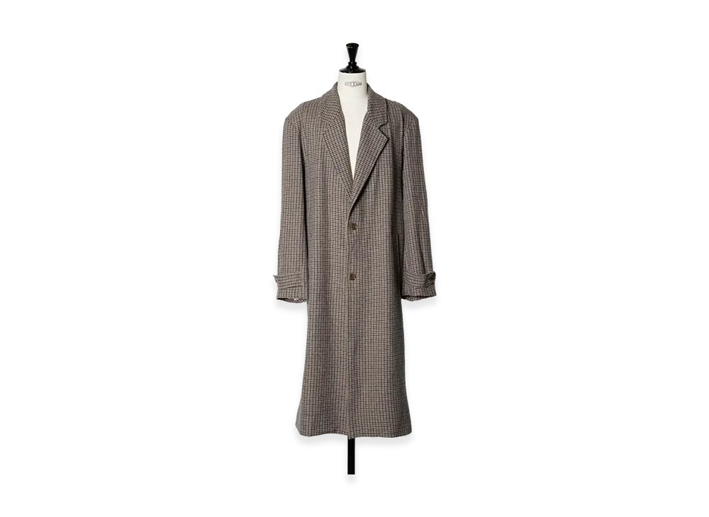 KAMIYA Tweed Coat "Beige"