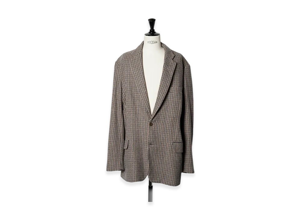 KAMIYA Chenille Tweed Jacket "Beige"