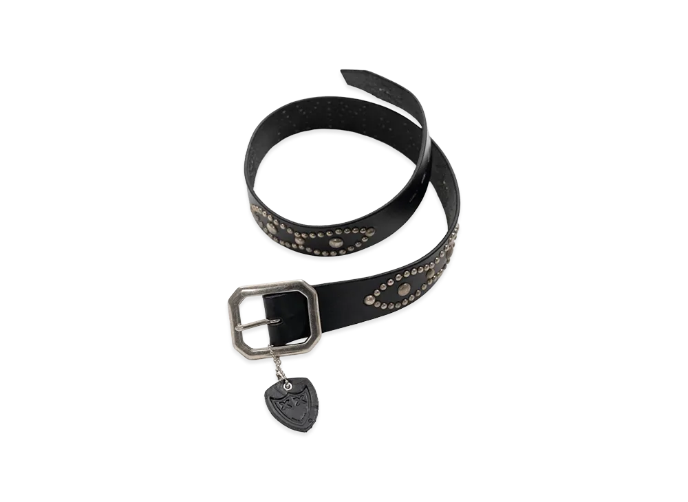KAMIYA x HTCXX Studded Leather Belt "Black"