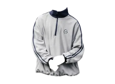 KANGOL Rocky Monroe Exclusive Micro Fleece Half Zip Sweatshirt "Grey3"