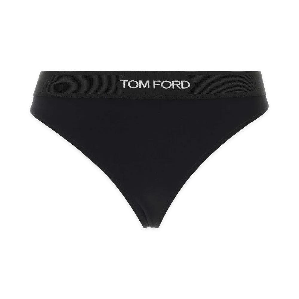 TOM FORD Women's Stretch Modal Thong "Black"