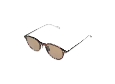 KANEKO OPTICAL x SOPHNET. Titanium Boston Sunglasses "Brown"
