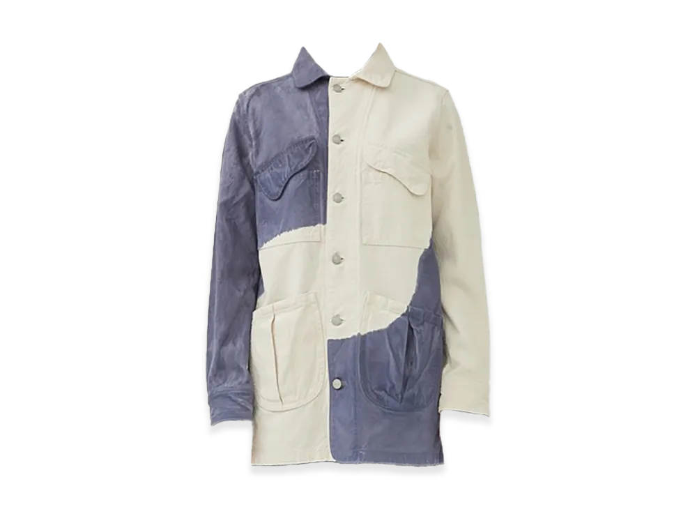 kotohayokozawa Women's Hand Painted Beer Jacket "Navy"