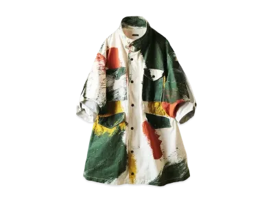 KAPITAL LIPSTOP BRUSHED COCK RESIZING FIELD COAT "Quinity"