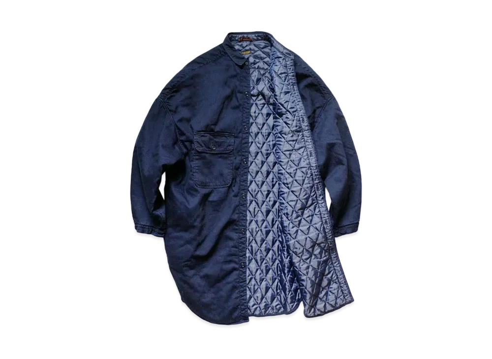 KAPITAL 8OZIDG IDG DENIM SLAPPING SHIRT COAT "Indigo"