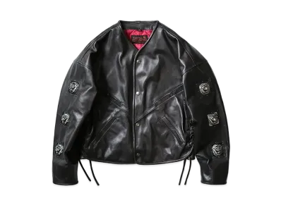 KAPITAL HORSE LEATHER LION RIDERS "Black"