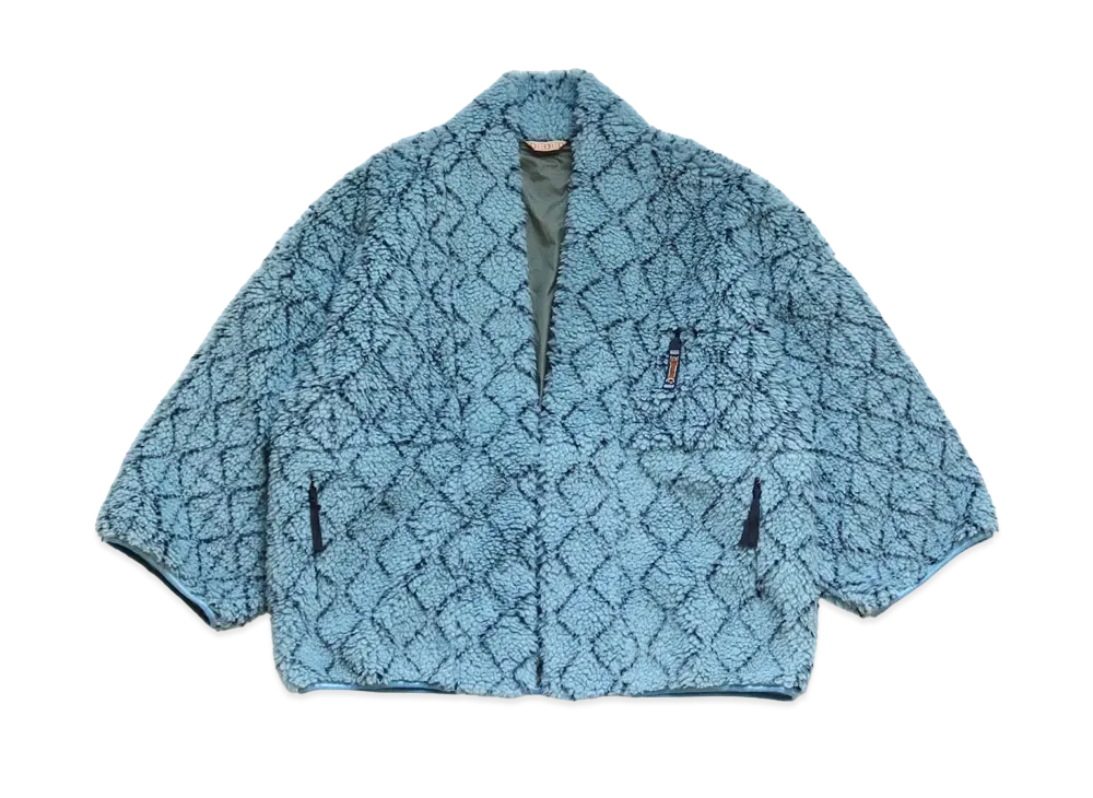 KAPITAL ROAD ACCARDED BOAR FLEECE CASA JACKET "Blue"