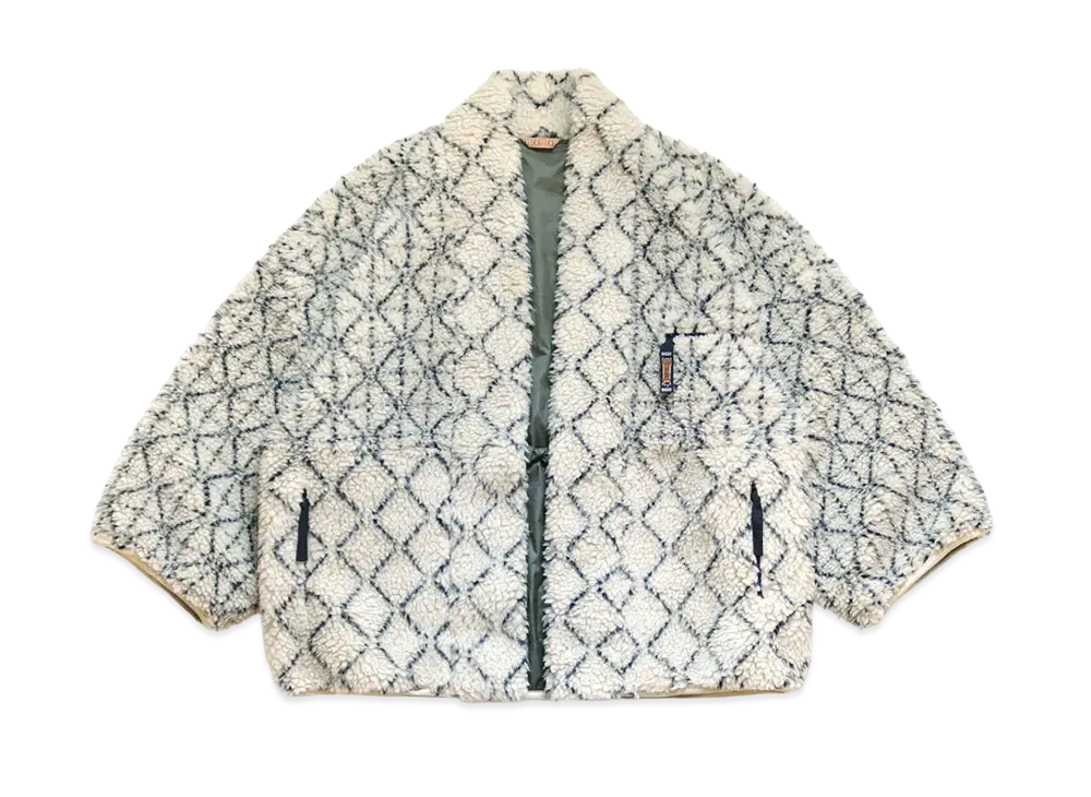 KAPITAL ROAD ACCARDED BOAR FLEECE CASA JACKET "Quinity"