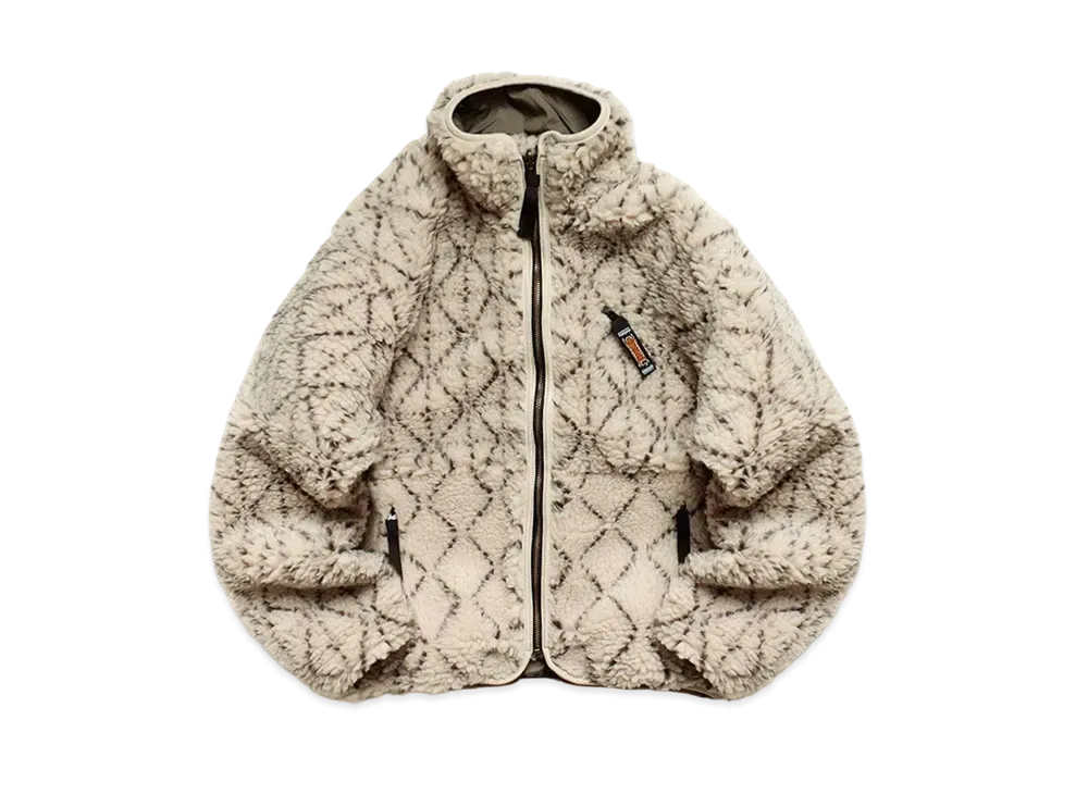 KAPITAL ROAD ACCARDED BOAR FLEECE REVERSIBLE BLOUSON "Quinity"