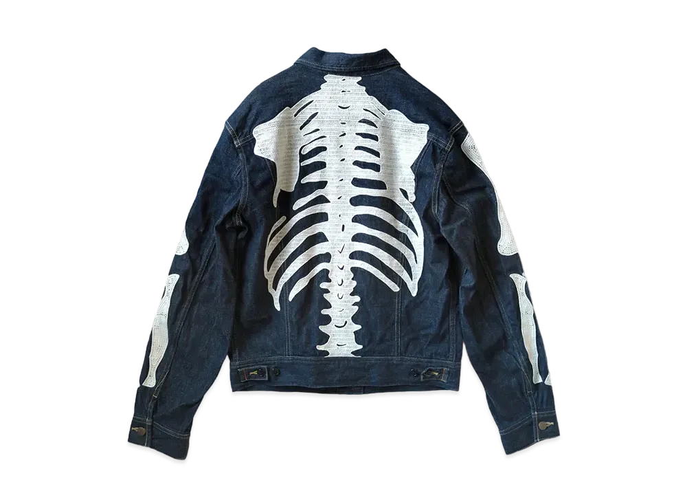 KAPITAL 11.5OZ DENIM MEXICAN KANTAKI SEED WESTERNER "Indigo"