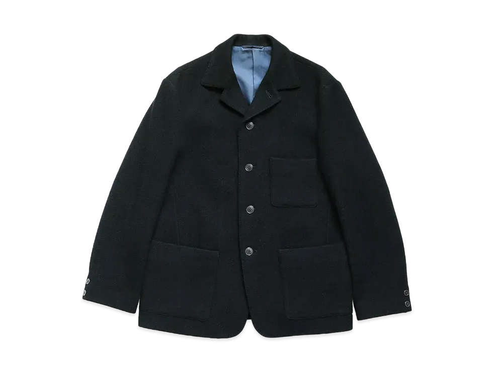 KAPITAL MILAN WOOL COVER ALL JACKET "Black"