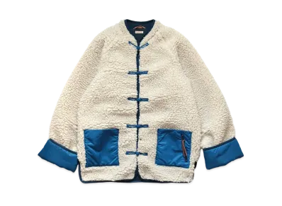 KAPITAL BOA FLEECE MAKANAI JACKET "Quinity"