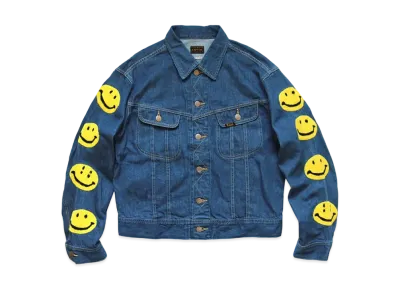 KAPITAL 11.5OZ DENIM WESTERNER (HAPPY'S EMBROIDERY) "Indigo"