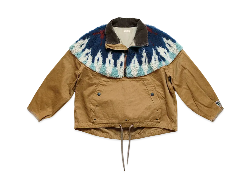 KAPITAL CHINO x BOA-FLEECE NORDIC ANOLAK "Camel"