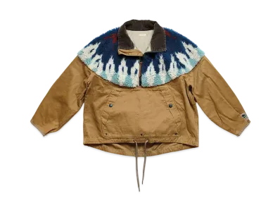 KAPITAL CHINO x BOA-FLEECE NORDIC ANOLAK "Camel"