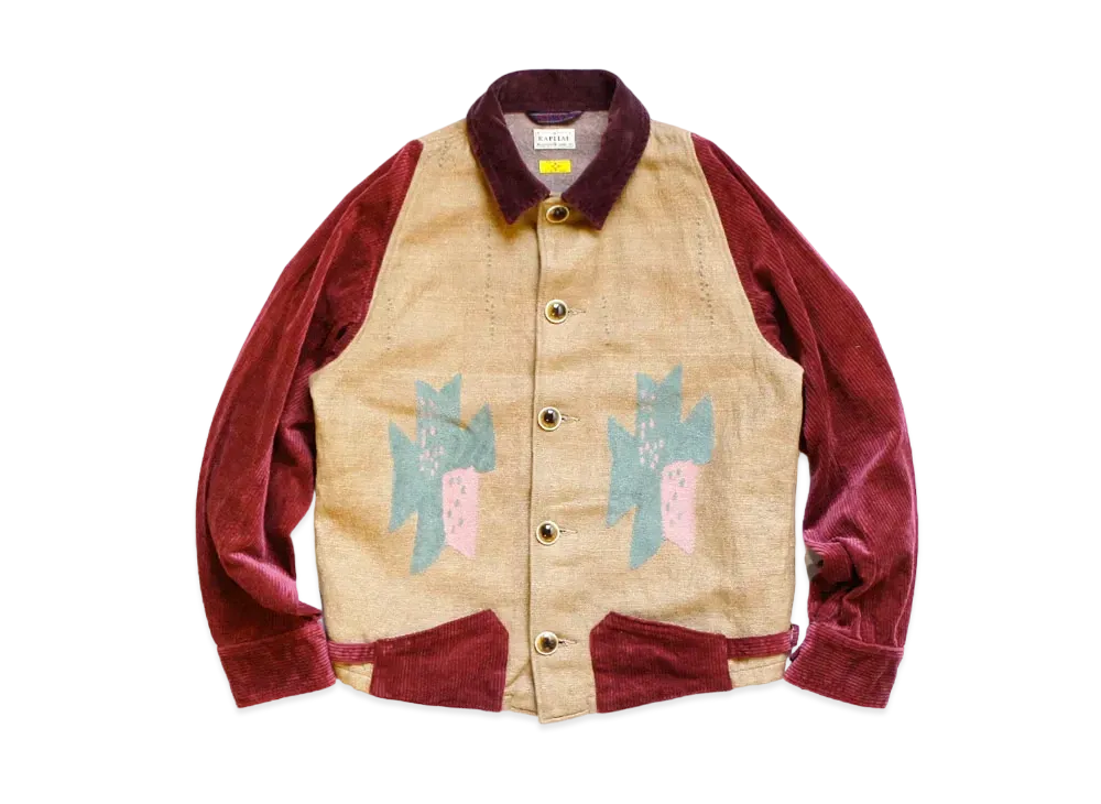 KAPITAL WOOL GABETEGA CHIMAYO JACKET "Gold"