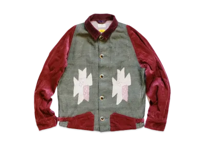 KAPITAL WOOL GABETEGA CHIMAYO JACKET "Green"