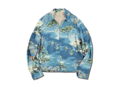 KAPITAL KAMEHAMEHALAYON DRIZLER JACKET "Blue"